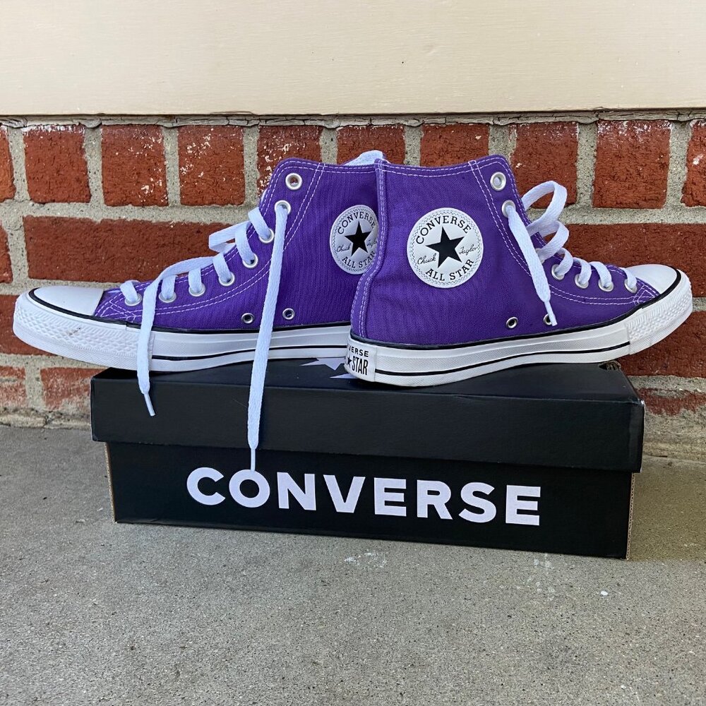 Converse Chuck Taylor All Star Hi Electric Purple - Men's 6.5 | Women's 8.5